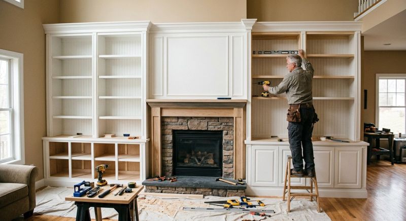 Bookcase Installation in Frederick, MD