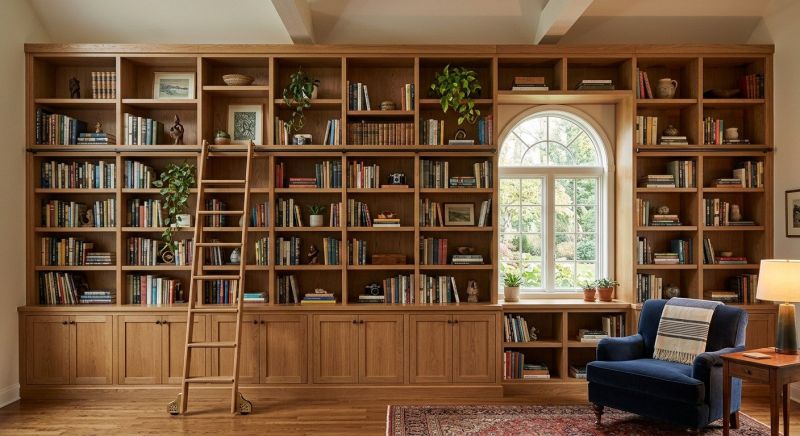 Built In Bookshelves Installation in Greensboro, NC