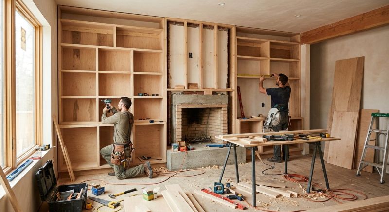 Fireplace Built Ins Installation in Greensboro, NC