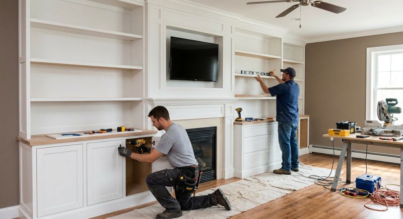 Mudroom Shelving Installation in Raleigh, NC